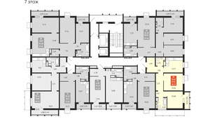 2-к квартира, вторичка, 57м2, 7/15 этаж