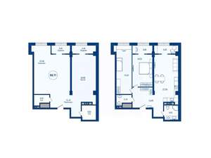 3-к квартира, вторичка, 89м2, 2/25 этаж