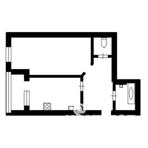 1-к квартира, вторичка, 43м2, 8/10 этаж