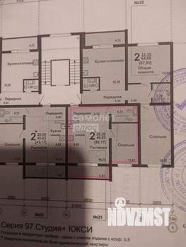 1-к квартира, вторичка, 44м2, 6/10 этаж