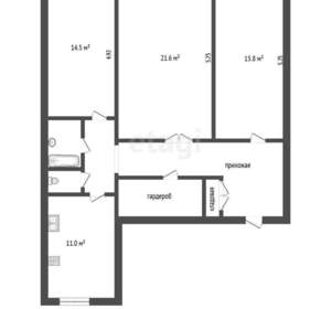 3-к квартира, вторичка, 89м2, 5/5 этаж