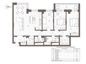 4-к квартира, вторичка, 124м2, 16/23 этаж
