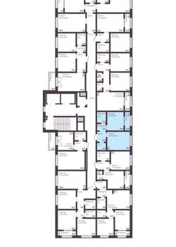 1-к квартира, вторичка, 38м2, 14/17 этаж