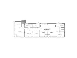 4-к квартира, строящийся дом, 161м2, 5/21 этаж