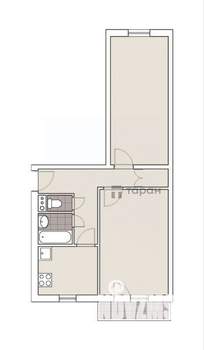 2-к квартира, вторичка, 45м2, 5/5 этаж
