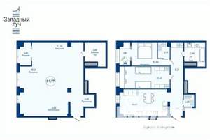 1-к квартира, вторичка, 82м2, 12/23 этаж