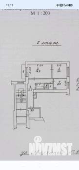 2-к квартира, вторичка, 52м2, 7/9 этаж