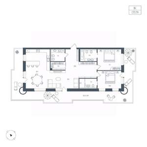 1-к квартира, вторичка, 134м2, 5/10 этаж