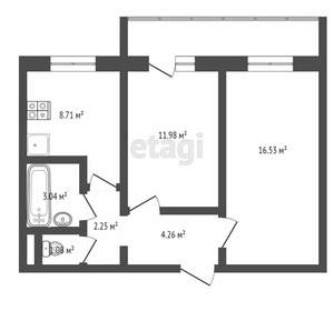 2-к квартира, вторичка, 48м2, 2/10 этаж