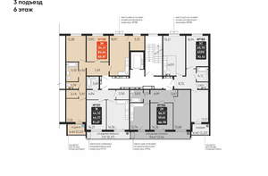 3-к квартира, вторичка, 87м2, 6/10 этаж