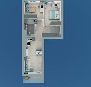 3-к квартира, вторичка, 67м2, 5/20 этаж