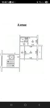 1-к квартира, вторичка, 41м2, 9/10 этаж