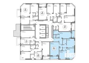 4-к квартира, строящийся дом, 128м2, 2/22 этаж