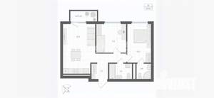 2-к квартира, вторичка, 60м2, 9/18 этаж