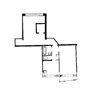 1-к квартира, вторичка, 33м2, 9/9 этаж