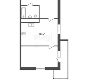 2-к квартира, вторичка, 63м2, 17/20 этаж
