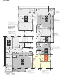 2-к квартира, вторичка, 51м2, 2/10 этаж