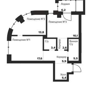 2-к квартира, вторичка, 70м2, 8/29 этаж