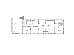 5-к квартира, строящийся дом, 159м2, 13/21 этаж