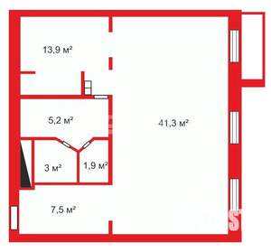 2-к квартира, вторичка, 104м2, 2/3 этаж