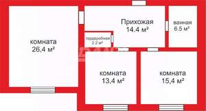 2-к квартира, вторичка, 78м2, 1/10 этаж