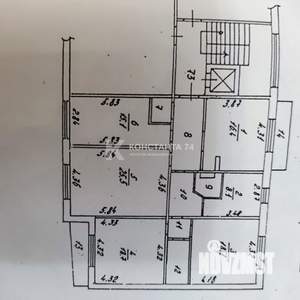 4-к квартира, вторичка, 126м2, 5/10 этаж