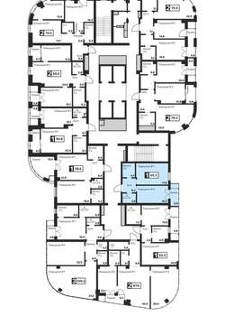 1-к квартира, вторичка, 45м2, 5/29 этаж