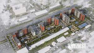 3-к квартира, строящийся дом, 78м2, 8/16 этаж