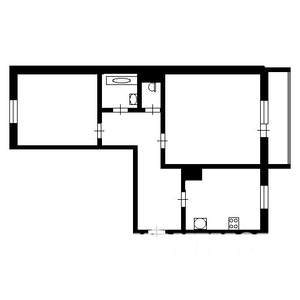2-к квартира, вторичка, 58м2, 8/10 этаж