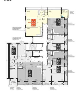 3-к квартира, вторичка, 90м2, 4/10 этаж