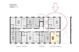 1-к квартира, вторичка, 38м2, 2/10 этаж