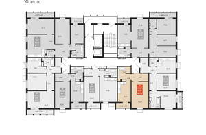 1-к квартира, вторичка, 43м2, 10/15 этаж