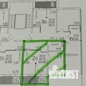 1-к квартира, вторичка, 40м2, 8/10 этаж