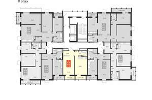 1-к квартира, вторичка, 45м2, 11/15 этаж