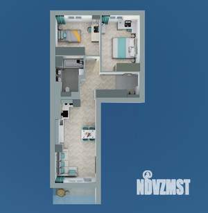 2-к квартира, вторичка, 67м2, 5/20 этаж