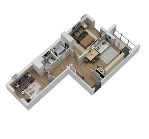 3-к квартира, вторичка, 57м2, 3/18 этаж