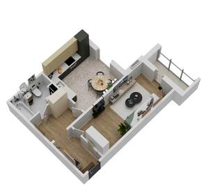 1-к квартира, вторичка, 36м2, 15/18 этаж