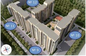 3-к квартира, вторичка, 58м2, 1/18 этаж