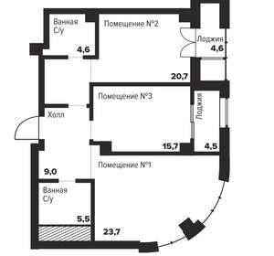 2-к квартира, вторичка, 84м2, 12/29 этаж
