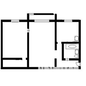 2-к квартира, вторичка, 45м2, 2/5 этаж