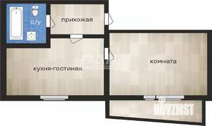 1-к квартира, вторичка, 41м2, 4/11 этаж