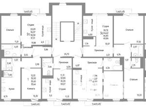 2-к квартира, строящийся дом, 41м2, 4/10 этаж