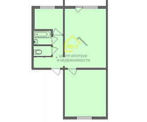2-к квартира, вторичка, 45м2, 2/5 этаж