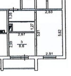 1-к квартира, вторичка, 32м2, 9/10 этаж