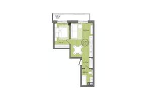 1-к квартира, вторичка, 50м2, 3/24 этаж