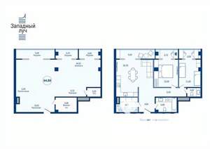 1-к квартира, вторичка, 88м2, 20/23 этаж