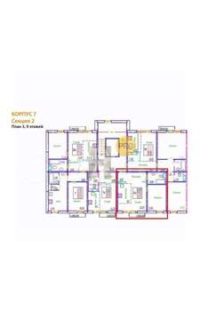 2-к квартира, вторичка, 41м2, 3/10 этаж