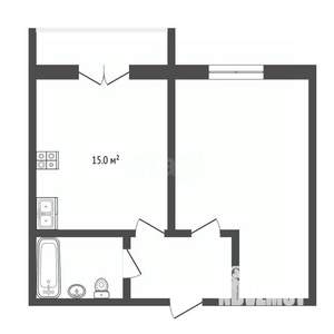 2-к квартира, вторичка, 44м2, 7/16 этаж