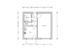 1-к квартира, вторичка, 35м2, 3/10 этаж