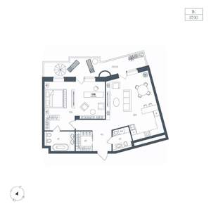 1-к квартира, вторичка, 88м2, 3/8 этаж
